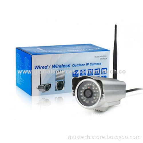 Outdoor Bullet IP Camera with Wi-Fi Supported, Wireless Wifi Camera